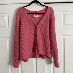 Old Navy Cozy Pink Cardigan Sweater
